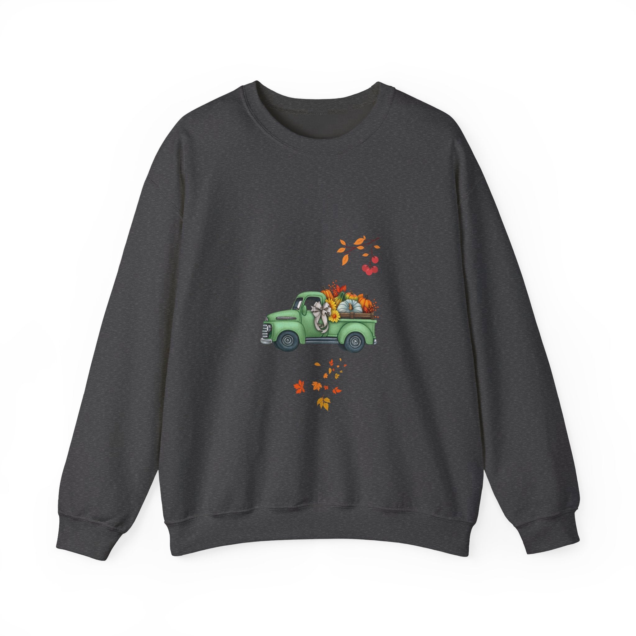 Fall Harvest Truck Crewneck Sweatshirt