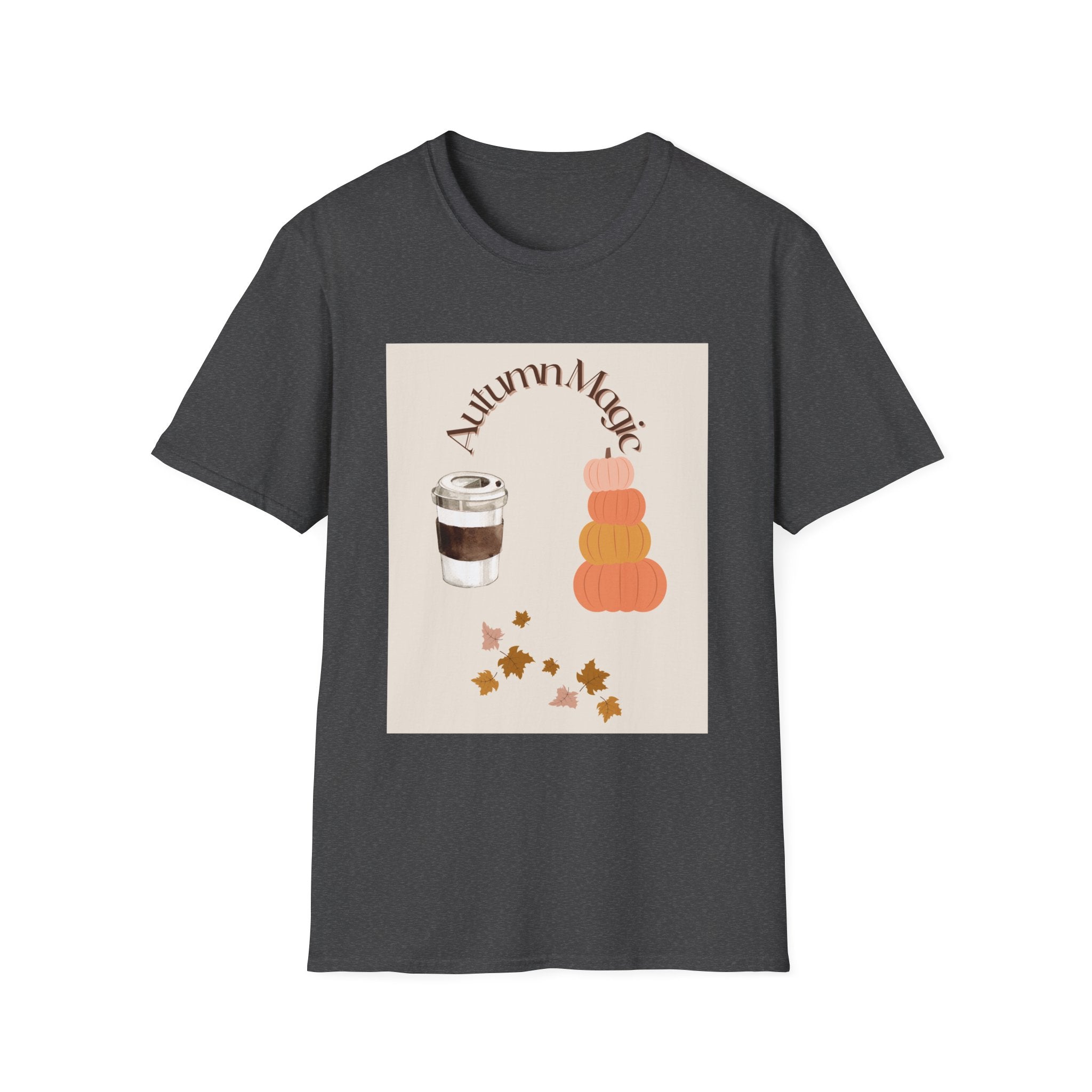 Autumn Magic T-Shirt | Cozy Fall Tee, Seasonal Gift, Pumpkin Spice Lovers, Halloween Apparel, Unisex Graphic Shirt