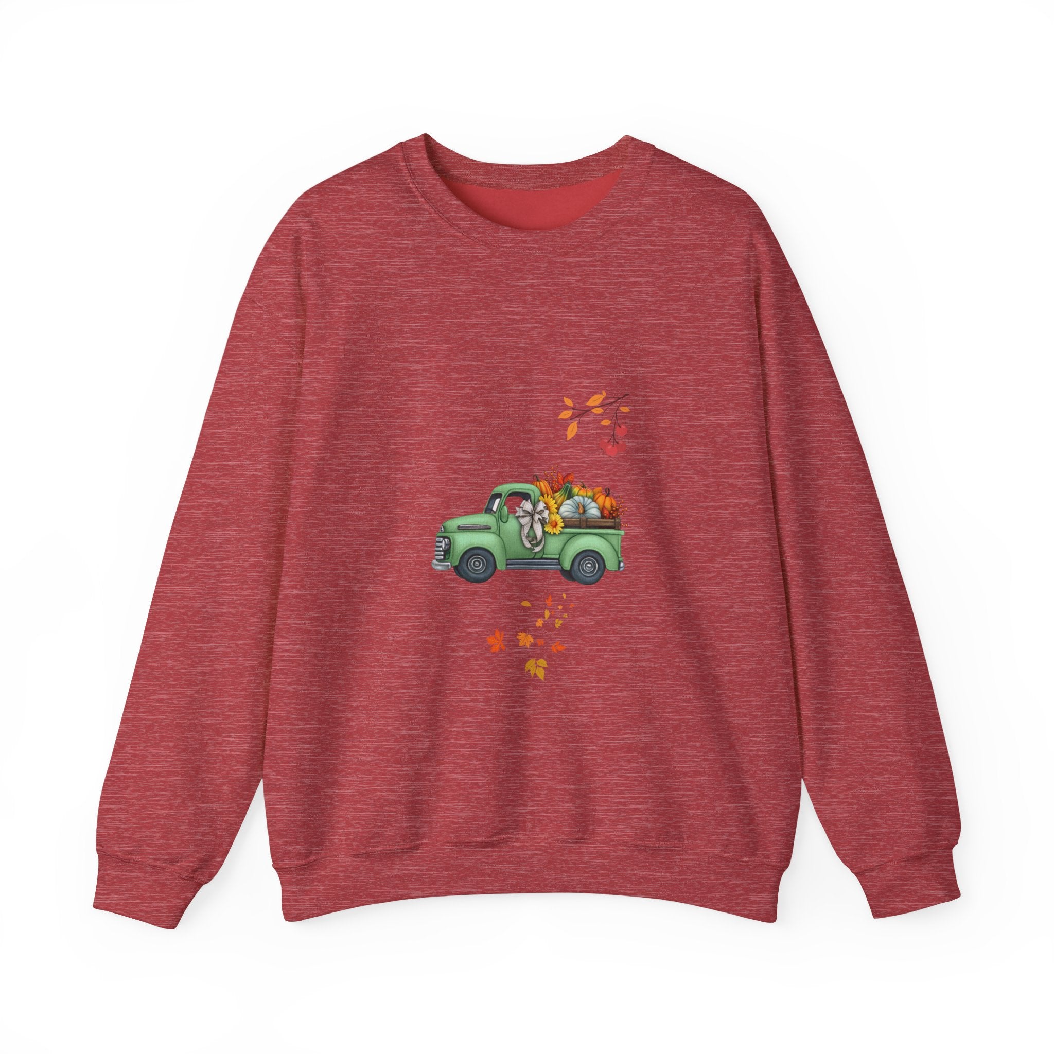 Fall Harvest Truck Crewneck Sweatshirt