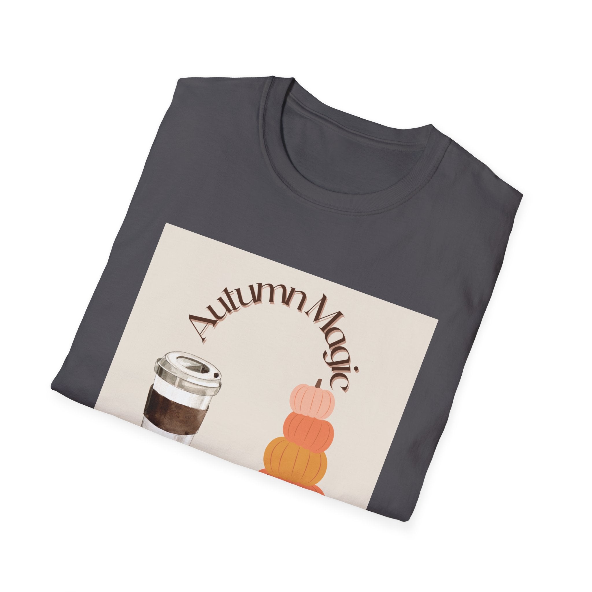 Autumn Magic T-Shirt | Cozy Fall Tee, Seasonal Gift, Pumpkin Spice Lovers, Halloween Apparel, Unisex Graphic Shirt