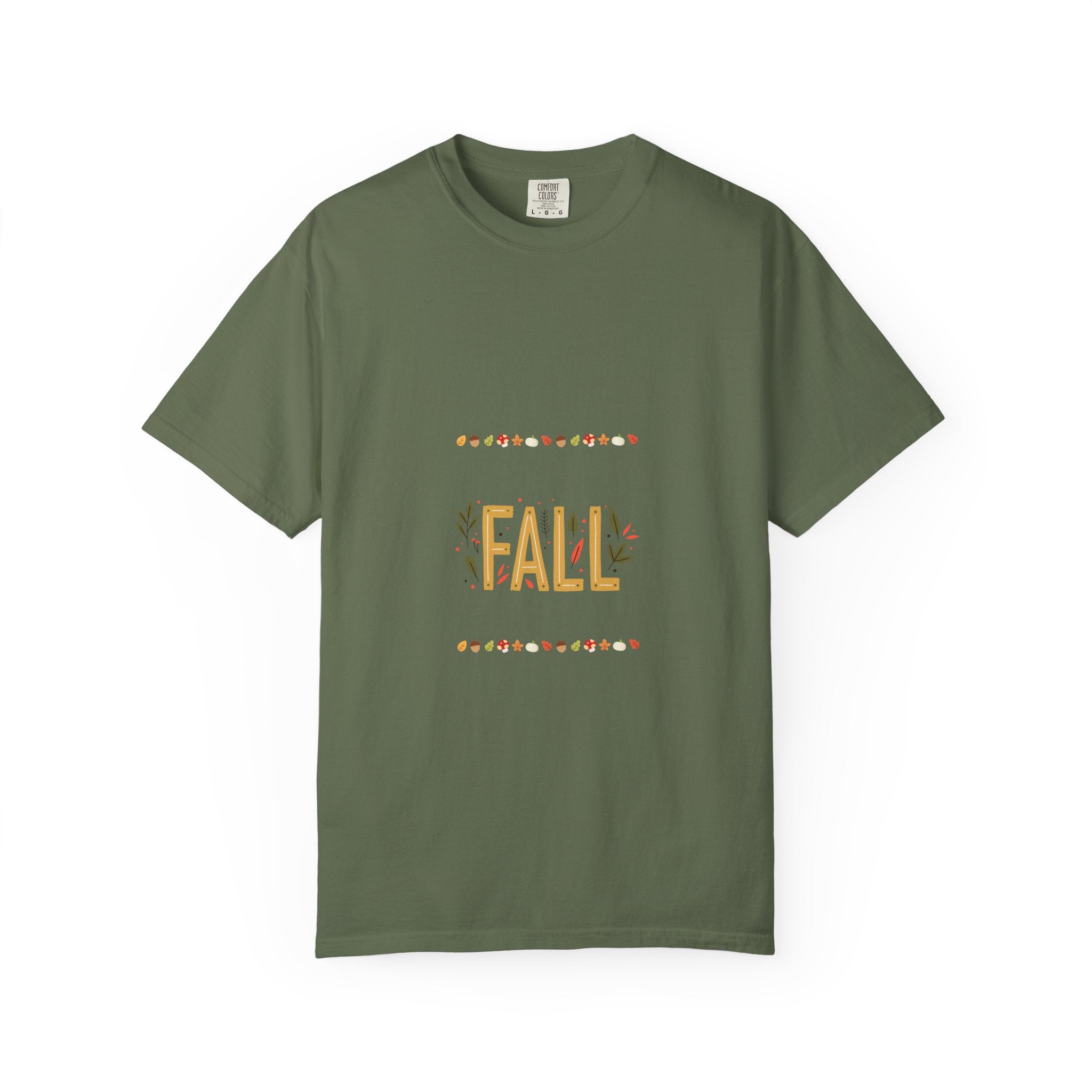 Fall Garment-Dyed T-Shirt | Cozy Autumn Vibes, Perfect for Halloween & Thanksgiving, Gift for Nature Lovers, Comfortable Casual Wear