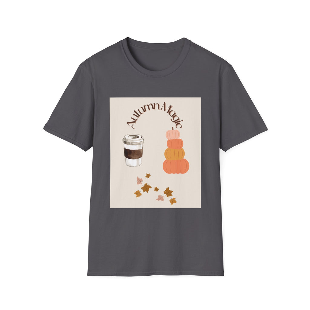 Autumn Magic T-Shirt | Cozy Fall Tee, Seasonal Gift, Pumpkin Spice Lovers, Halloween Apparel, Unisex Graphic Shirt