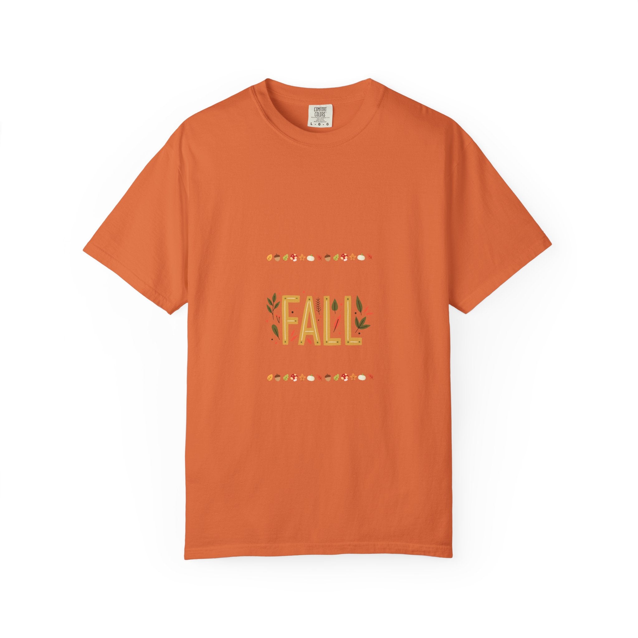 Fall Garment-Dyed T-Shirt | Cozy Autumn Vibes, Perfect for Halloween & Thanksgiving, Gift for Nature Lovers, Comfortable Casual Wear