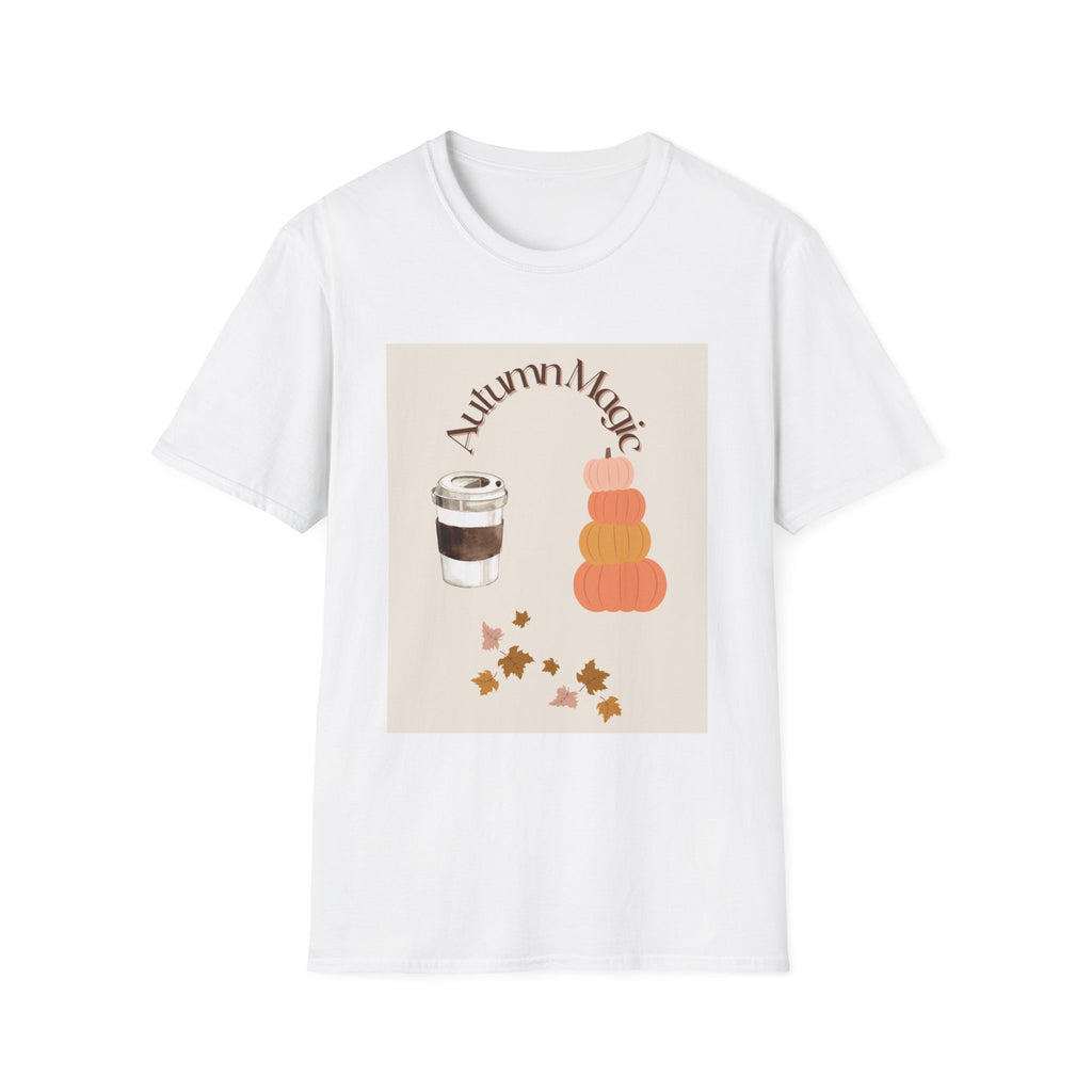 Autumn Magic T-Shirt | Cozy Fall Tee, Seasonal Gift, Pumpkin Spice Lovers, Halloween Apparel, Unisex Graphic Shirt