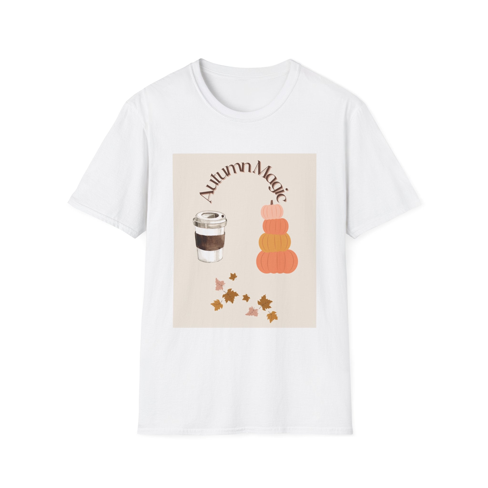 Autumn Magic T-Shirt | Cozy Fall Tee, Seasonal Gift, Pumpkin Spice Lovers, Halloween Apparel, Unisex Graphic Shirt