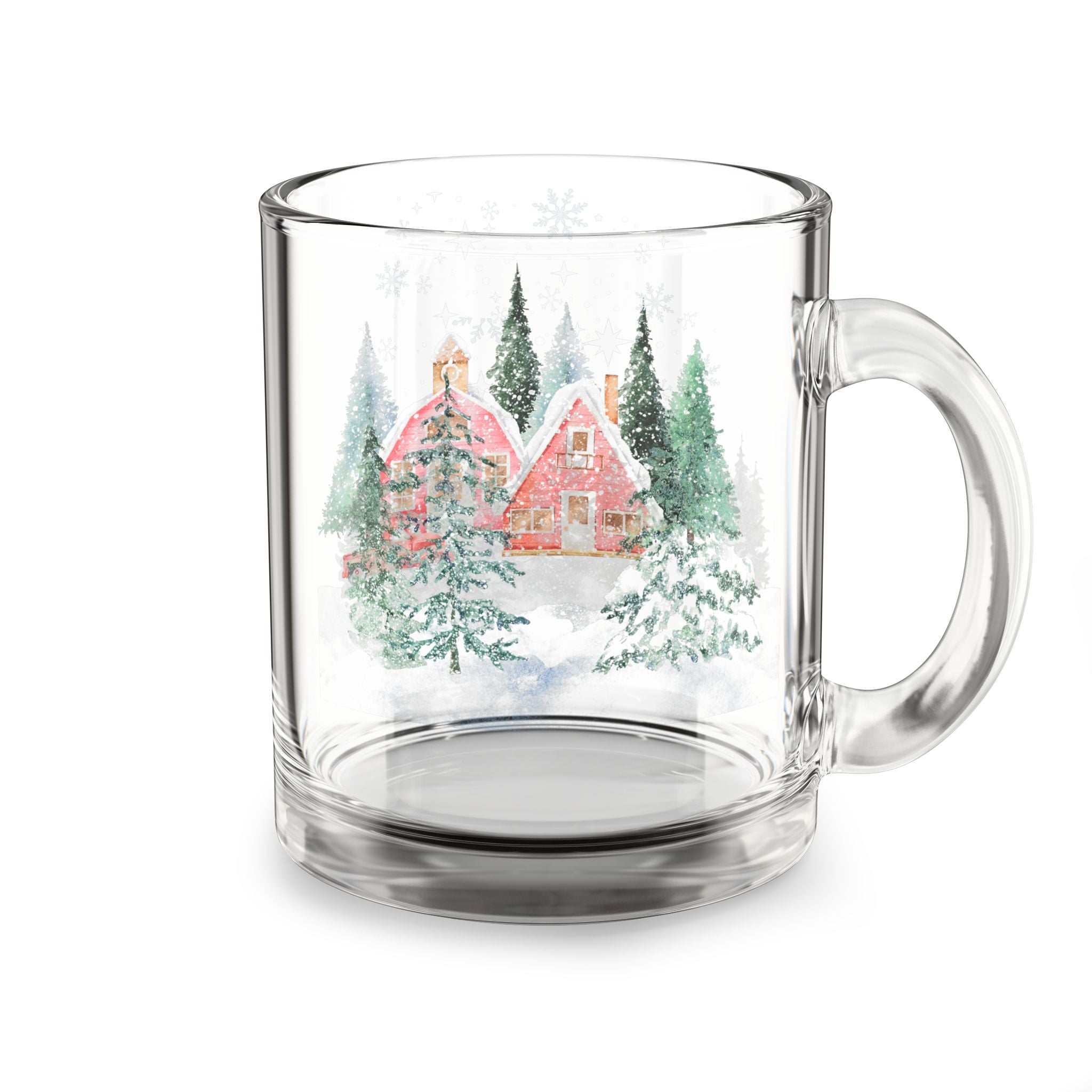 Winter Wonderland Glass Mug 10oz