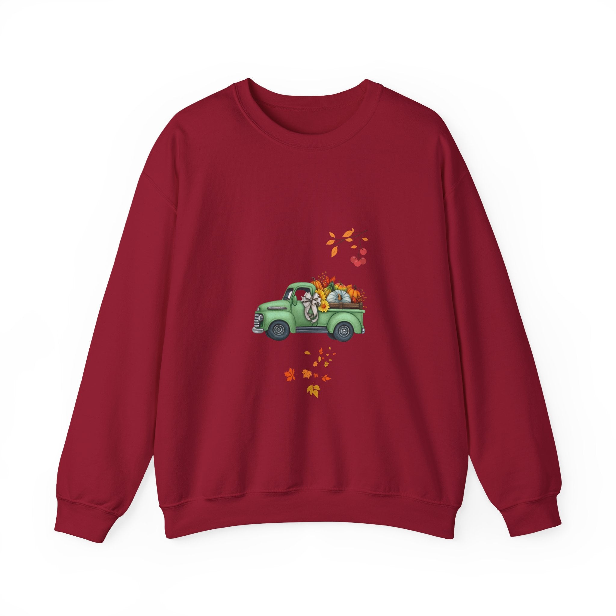 Fall Harvest Truck Crewneck Sweatshirt