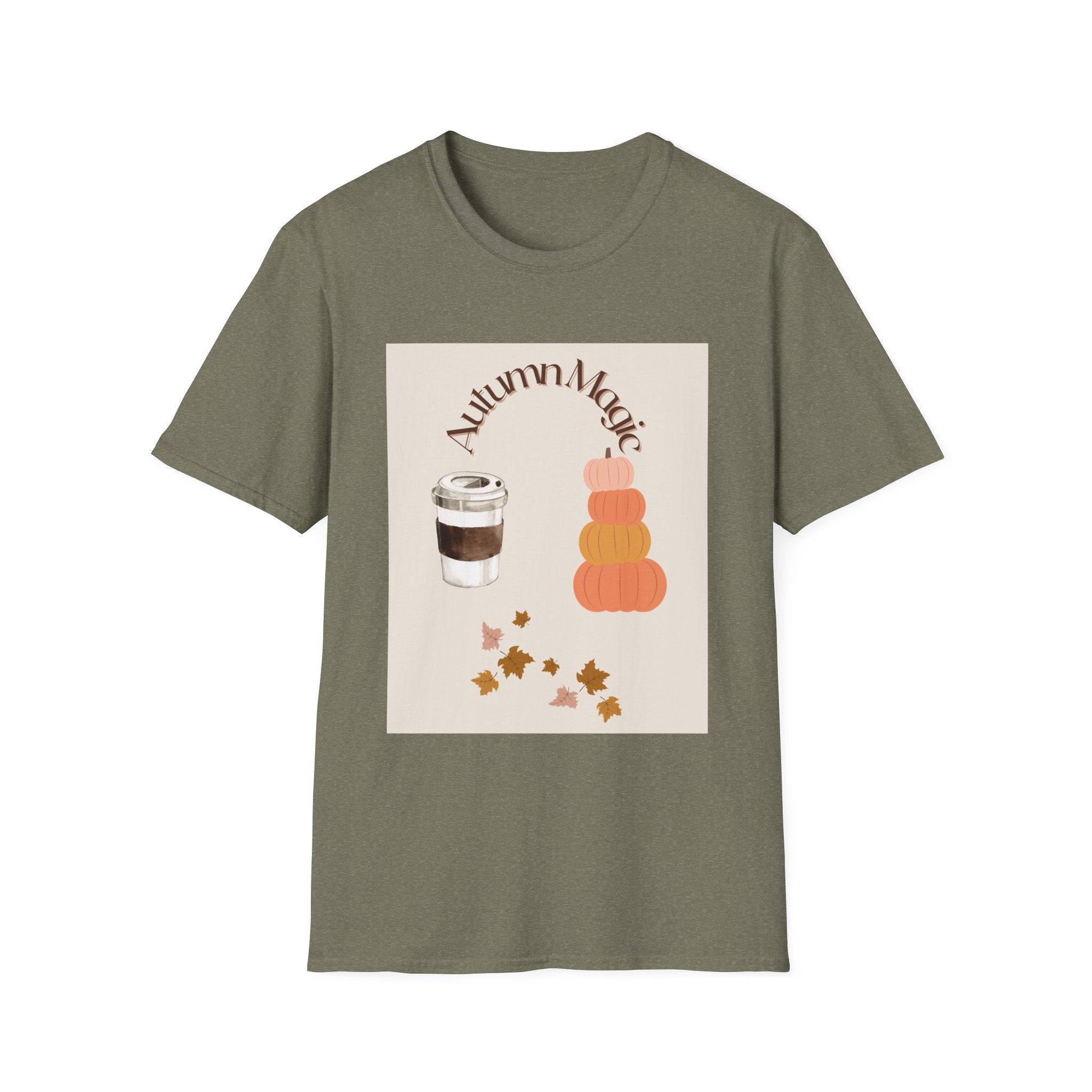 Autumn Magic T-Shirt | Cozy Fall Tee, Seasonal Gift, Pumpkin Spice Lovers, Halloween Apparel, Unisex Graphic Shirt