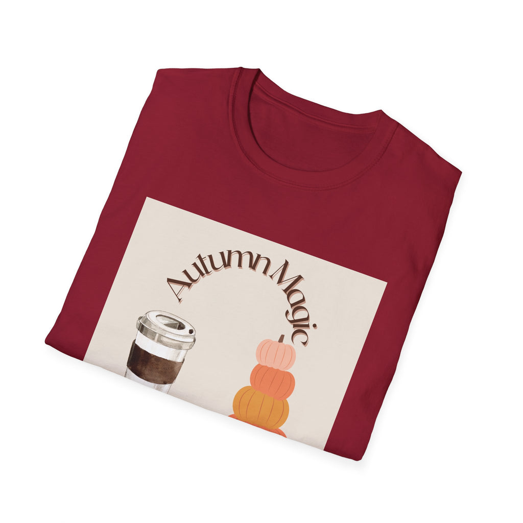 Autumn Magic T-Shirt | Cozy Fall Tee, Seasonal Gift, Pumpkin Spice Lovers, Halloween Apparel, Unisex Graphic Shirt