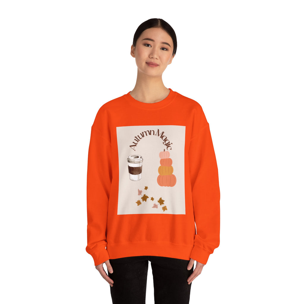 Autumn Magic Crewneck Sweatshirt - Cozy Fall Sweater