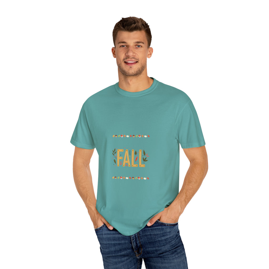 Fall Garment-Dyed T-Shirt | Cozy Autumn Vibes, Perfect for Halloween & Thanksgiving, Gift for Nature Lovers, Comfortable Casual Wear