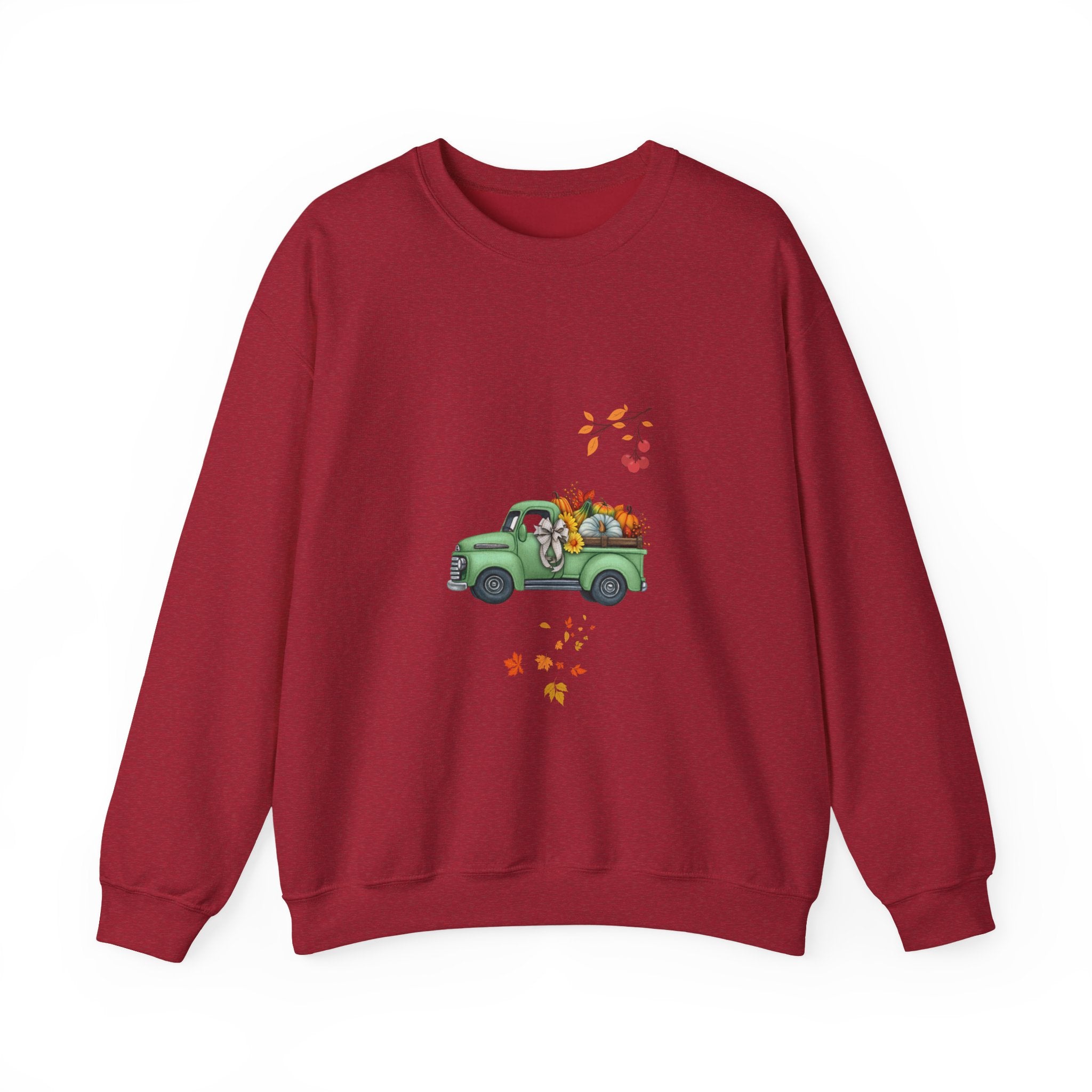 Fall Harvest Truck Crewneck Sweatshirt