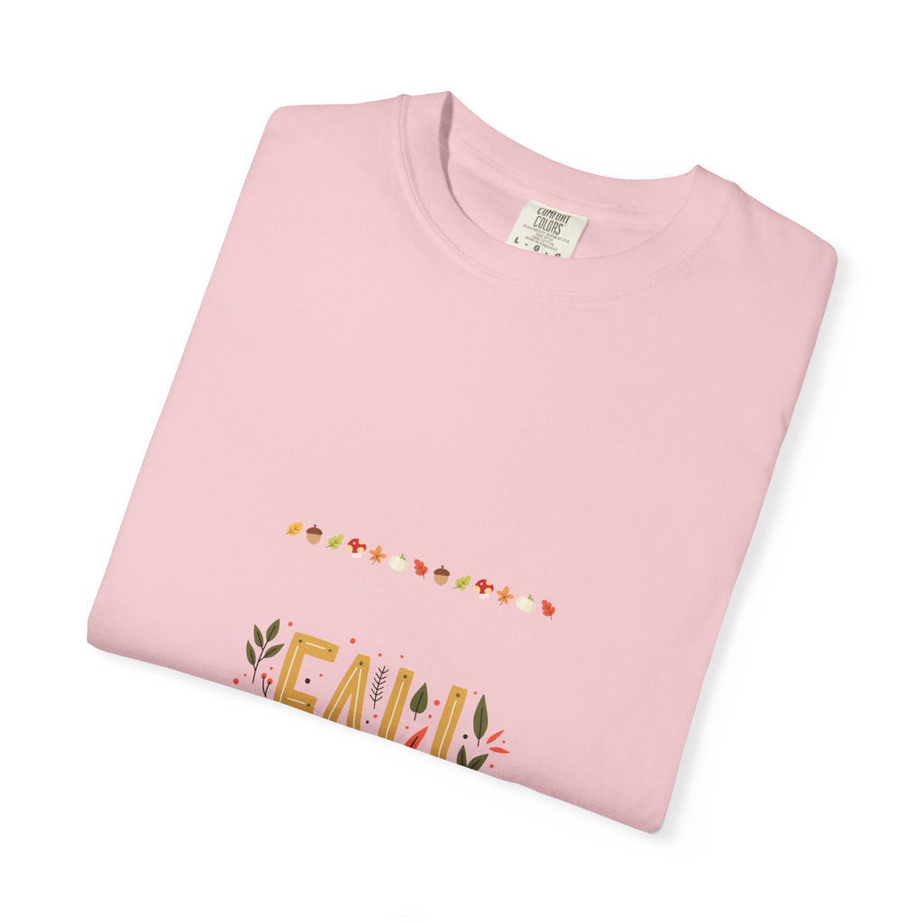 Fall Garment-Dyed T-Shirt | Cozy Autumn Vibes, Perfect for Halloween & Thanksgiving, Gift for Nature Lovers, Comfortable Casual Wear