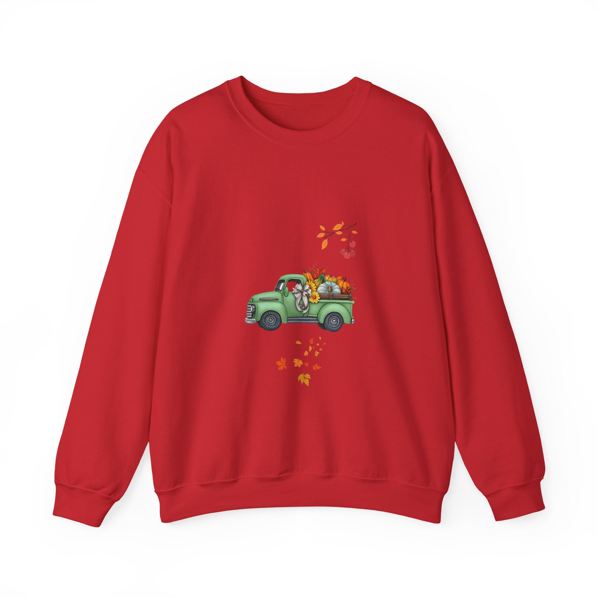 Fall Harvest Truck Crewneck Sweatshirt