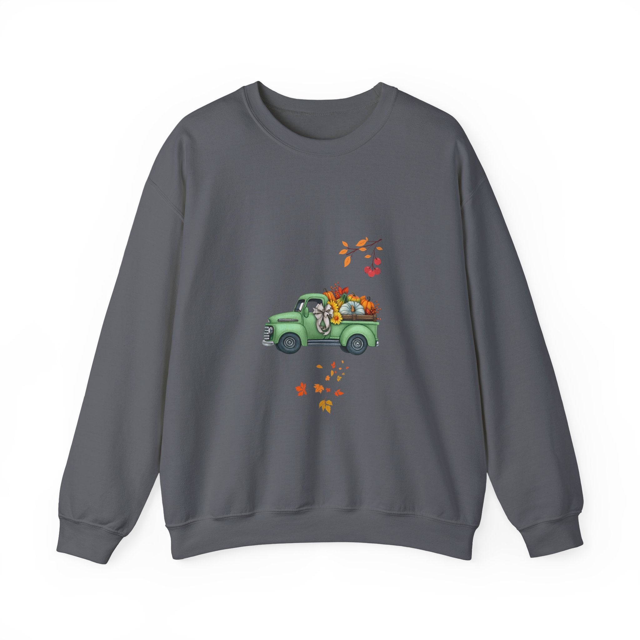 Fall Harvest Truck Crewneck Sweatshirt