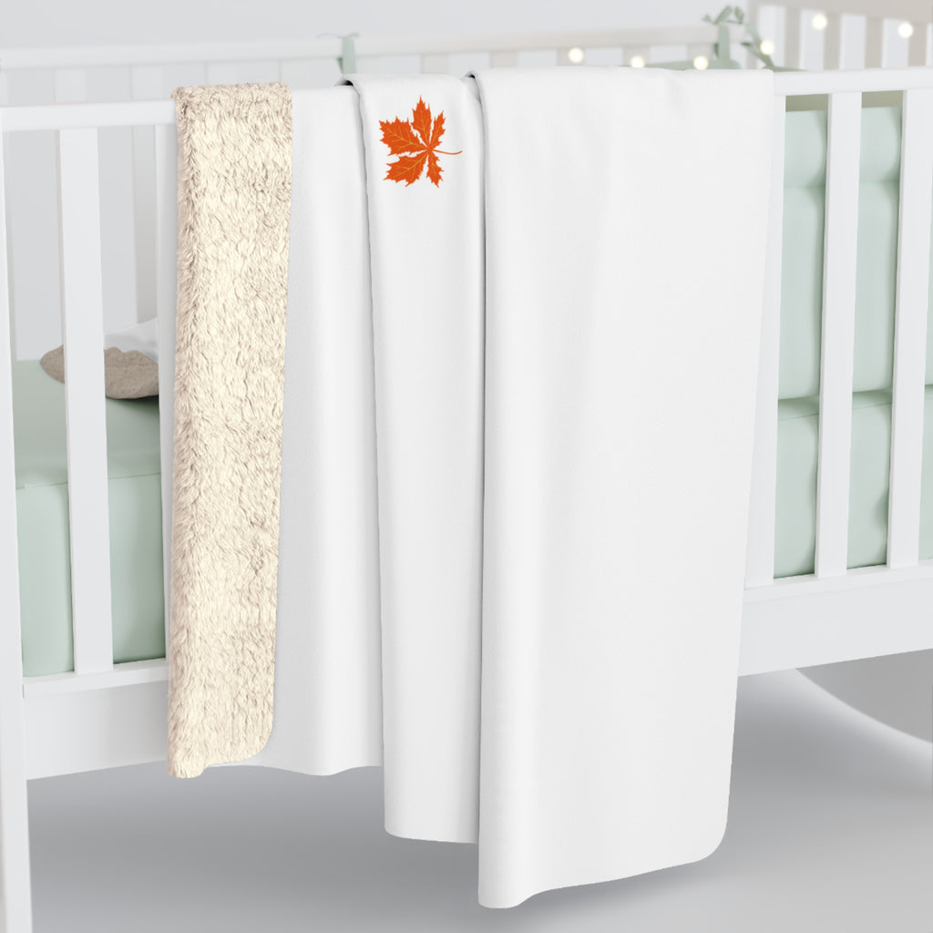 Cozy Autumn Truck Sherpa Fleece Blanket