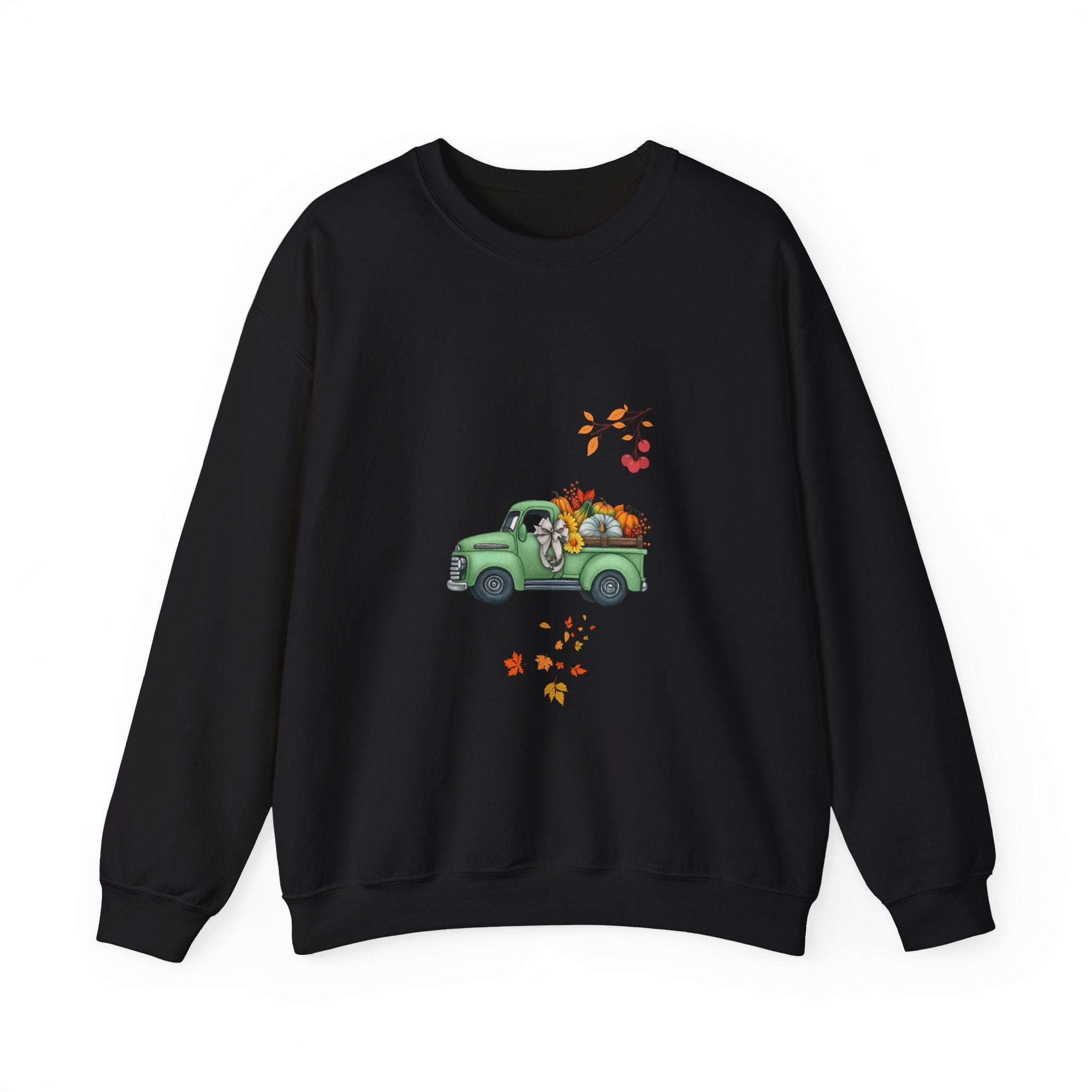 Fall Harvest Truck Crewneck Sweatshirt