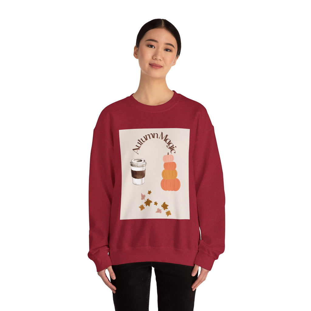 Autumn Magic Crewneck Sweatshirt - Cozy Fall Sweater