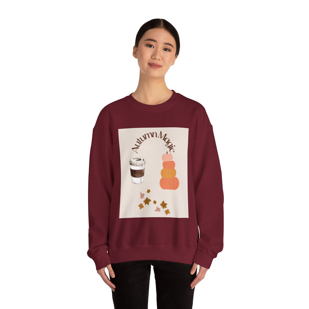 Autumn Magic Crewneck Sweatshirt - Cozy Fall Sweater