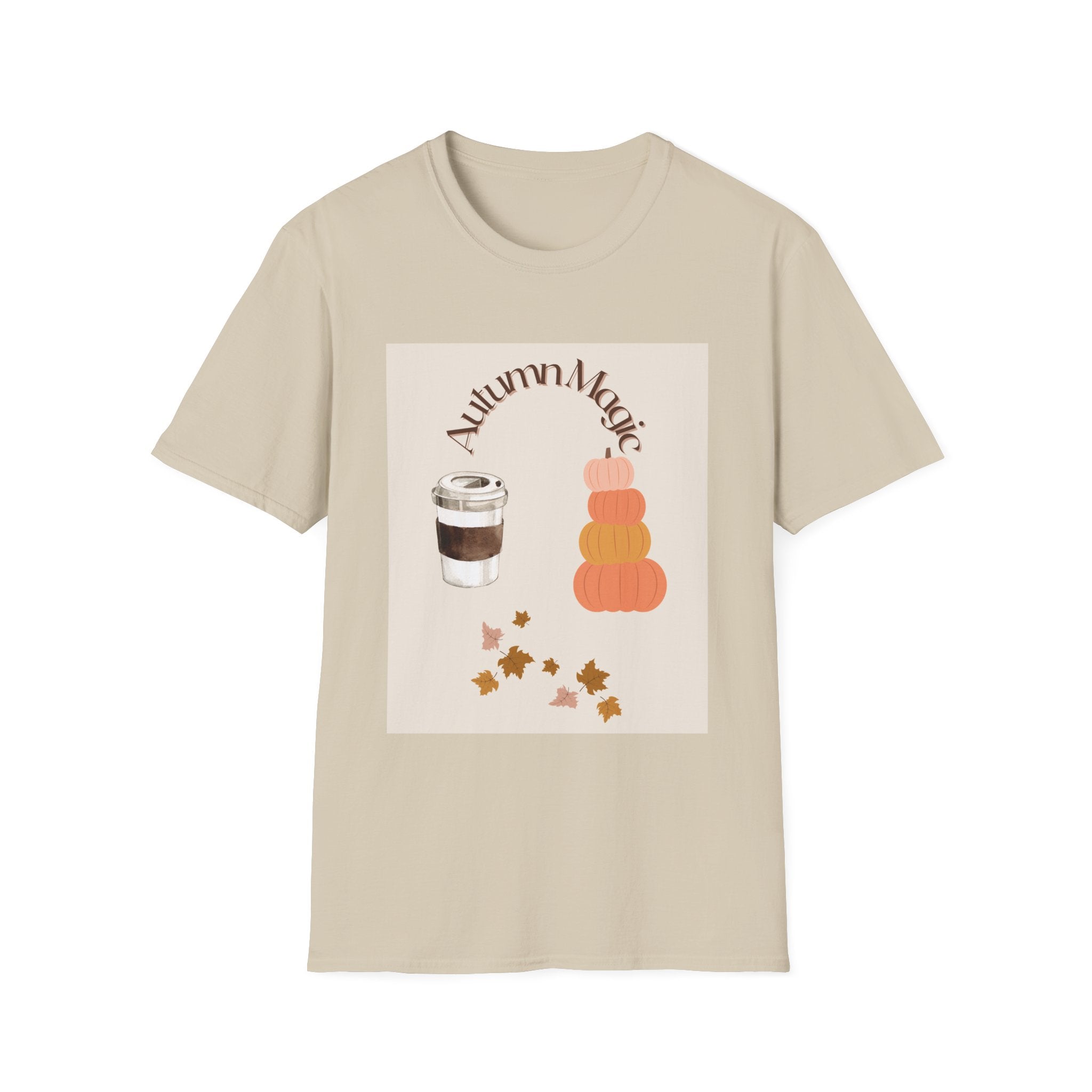 Autumn Magic T-Shirt | Cozy Fall Tee, Seasonal Gift, Pumpkin Spice Lovers, Halloween Apparel, Unisex Graphic Shirt