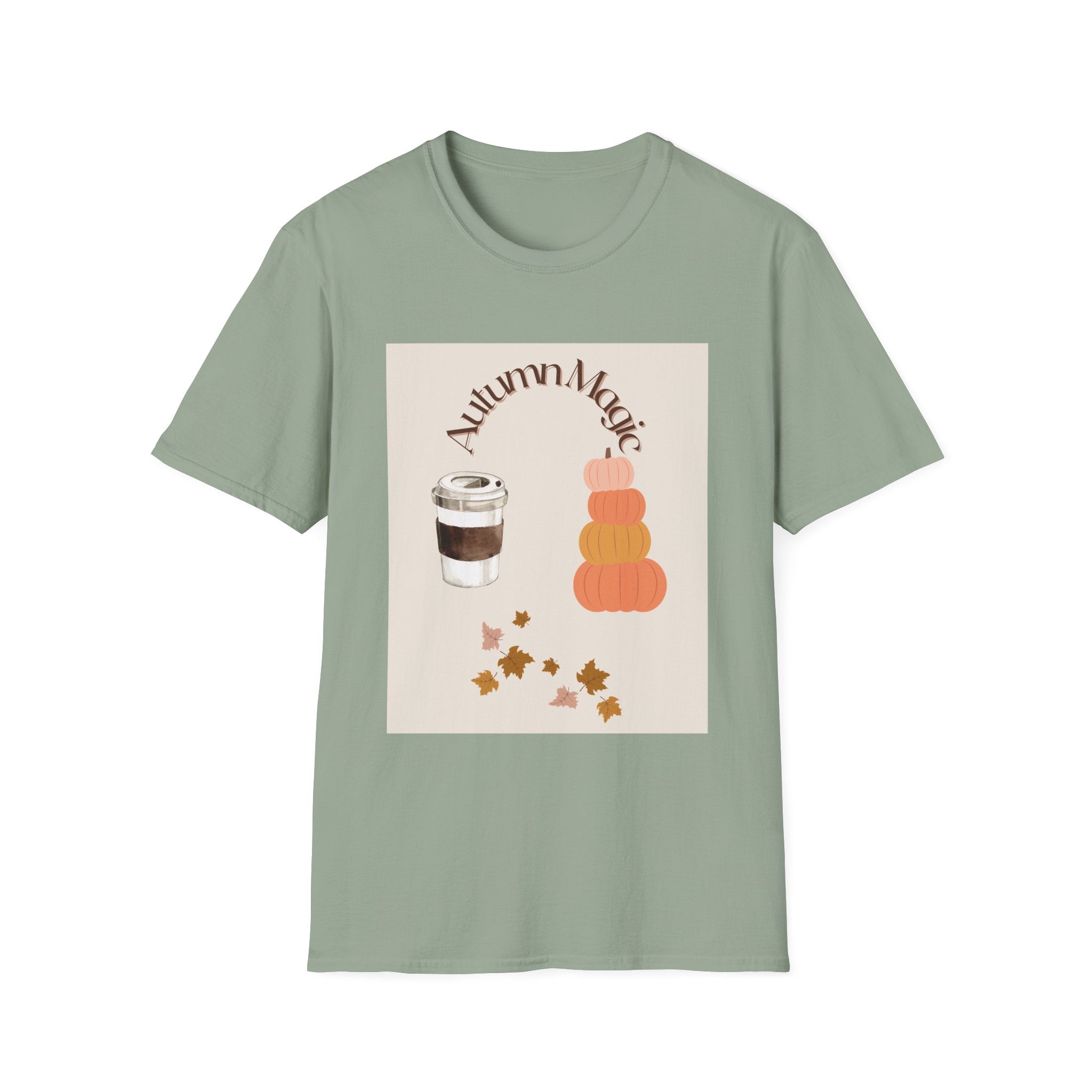 Autumn Magic T-Shirt | Cozy Fall Tee, Seasonal Gift, Pumpkin Spice Lovers, Halloween Apparel, Unisex Graphic Shirt