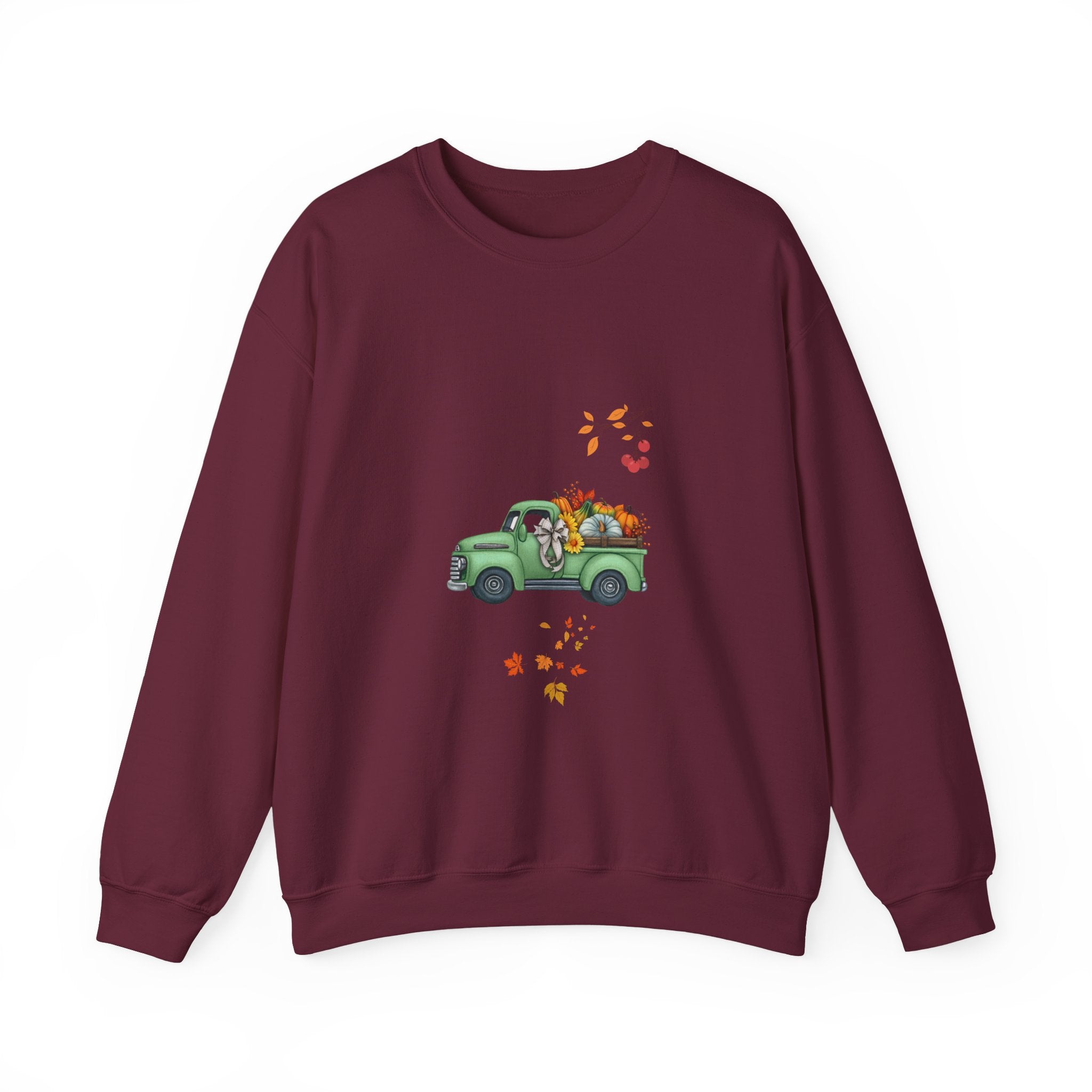 Fall Harvest Truck Crewneck Sweatshirt