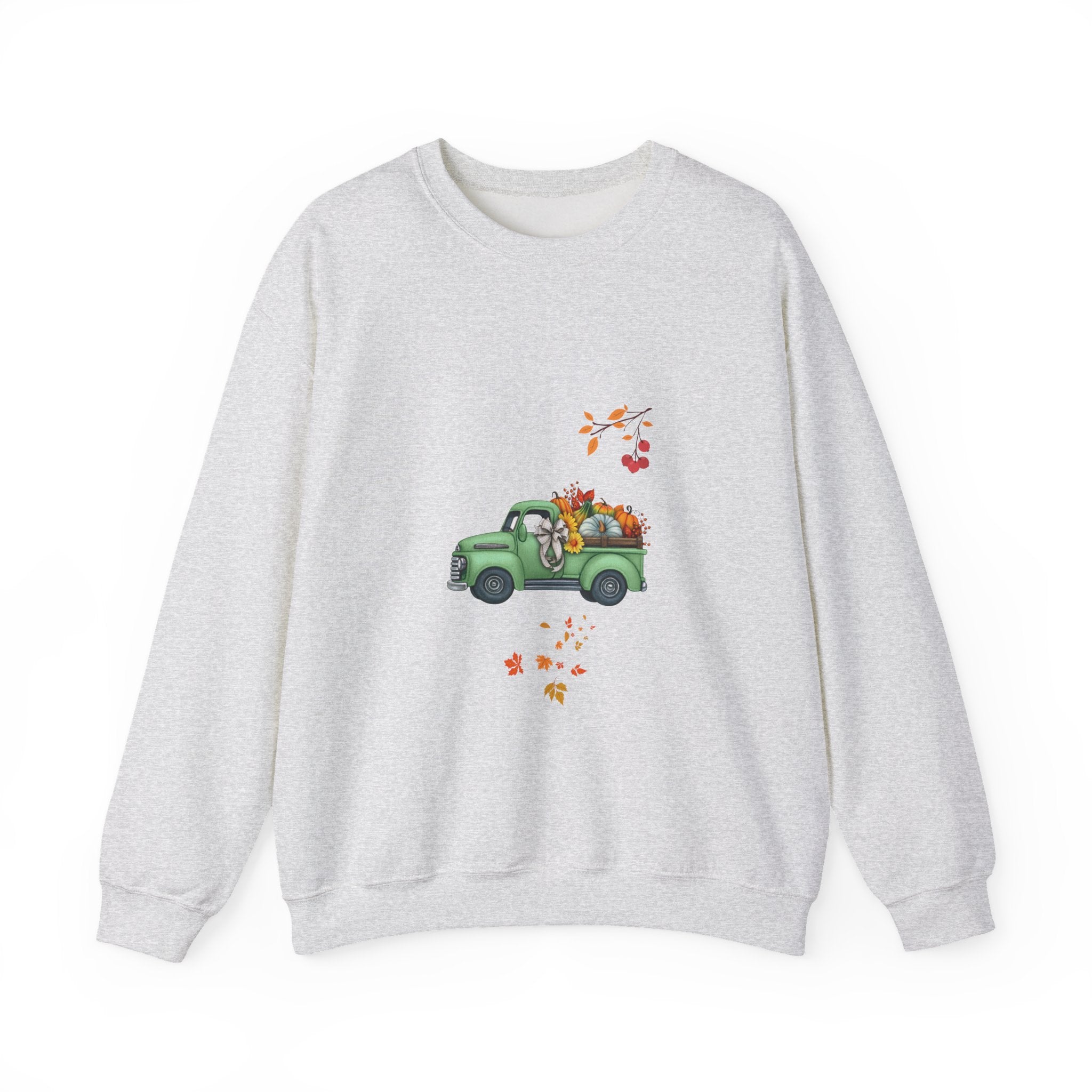 Fall Harvest Truck Crewneck Sweatshirt