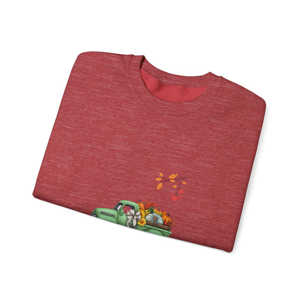 Fall Harvest Truck Crewneck Sweatshirt