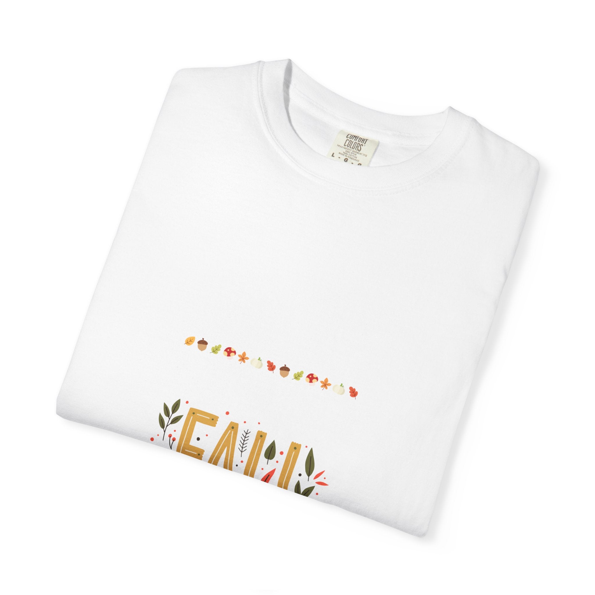 Fall Garment-Dyed T-Shirt | Cozy Autumn Vibes, Perfect for Halloween & Thanksgiving, Gift for Nature Lovers, Comfortable Casual Wear