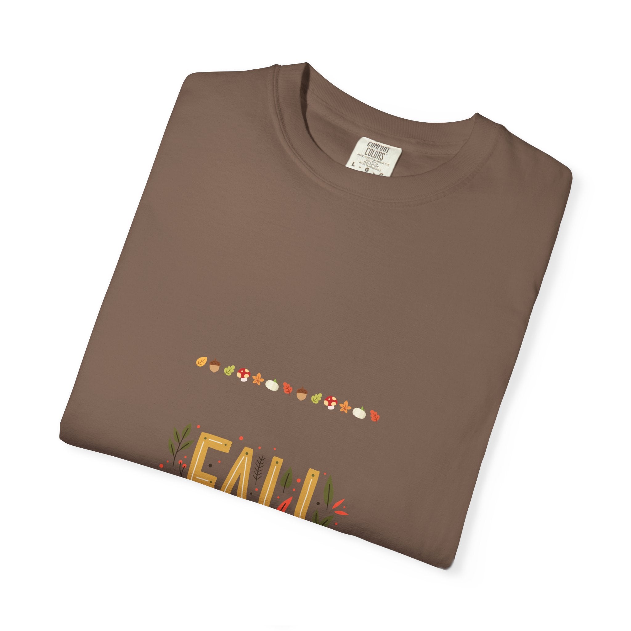Fall Garment-Dyed T-Shirt | Cozy Autumn Vibes, Perfect for Halloween & Thanksgiving, Gift for Nature Lovers, Comfortable Casual Wear
