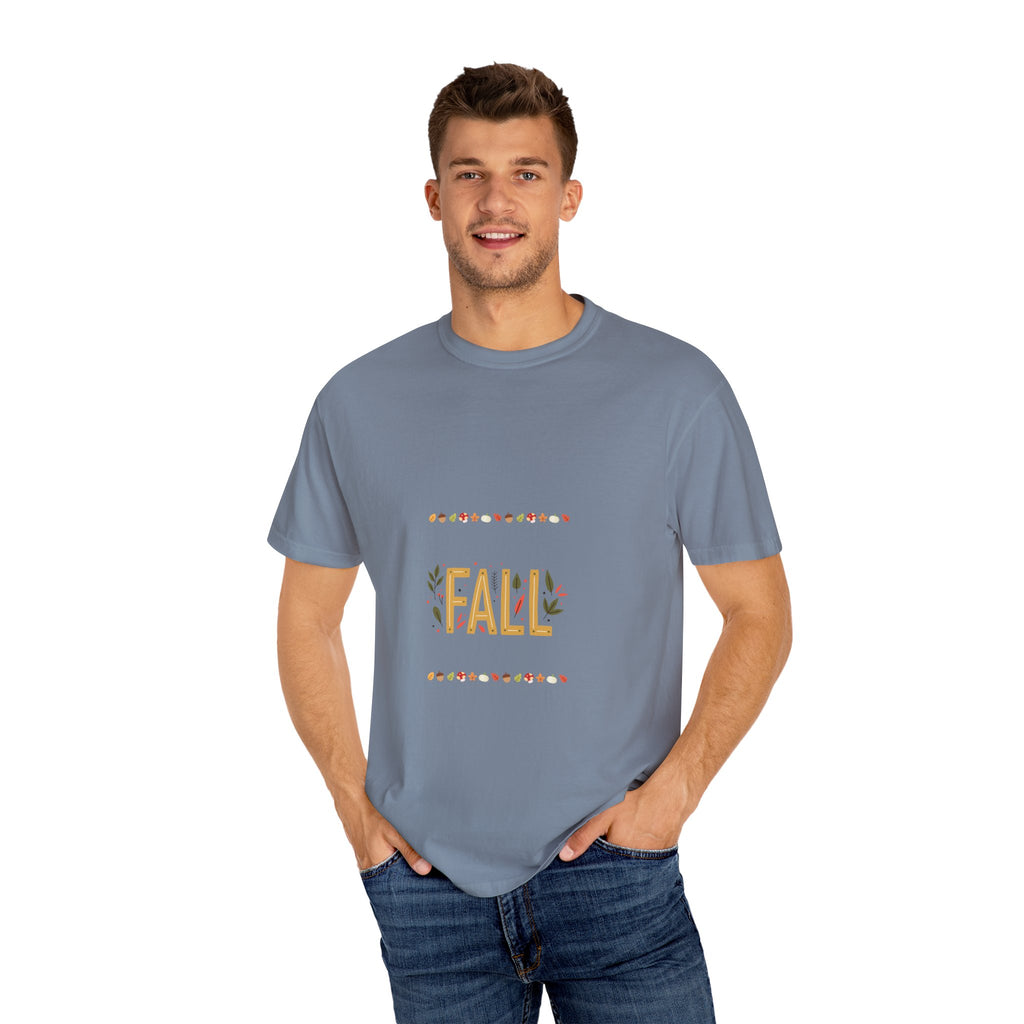 Fall Garment-Dyed T-Shirt | Cozy Autumn Vibes, Perfect for Halloween & Thanksgiving, Gift for Nature Lovers, Comfortable Casual Wear