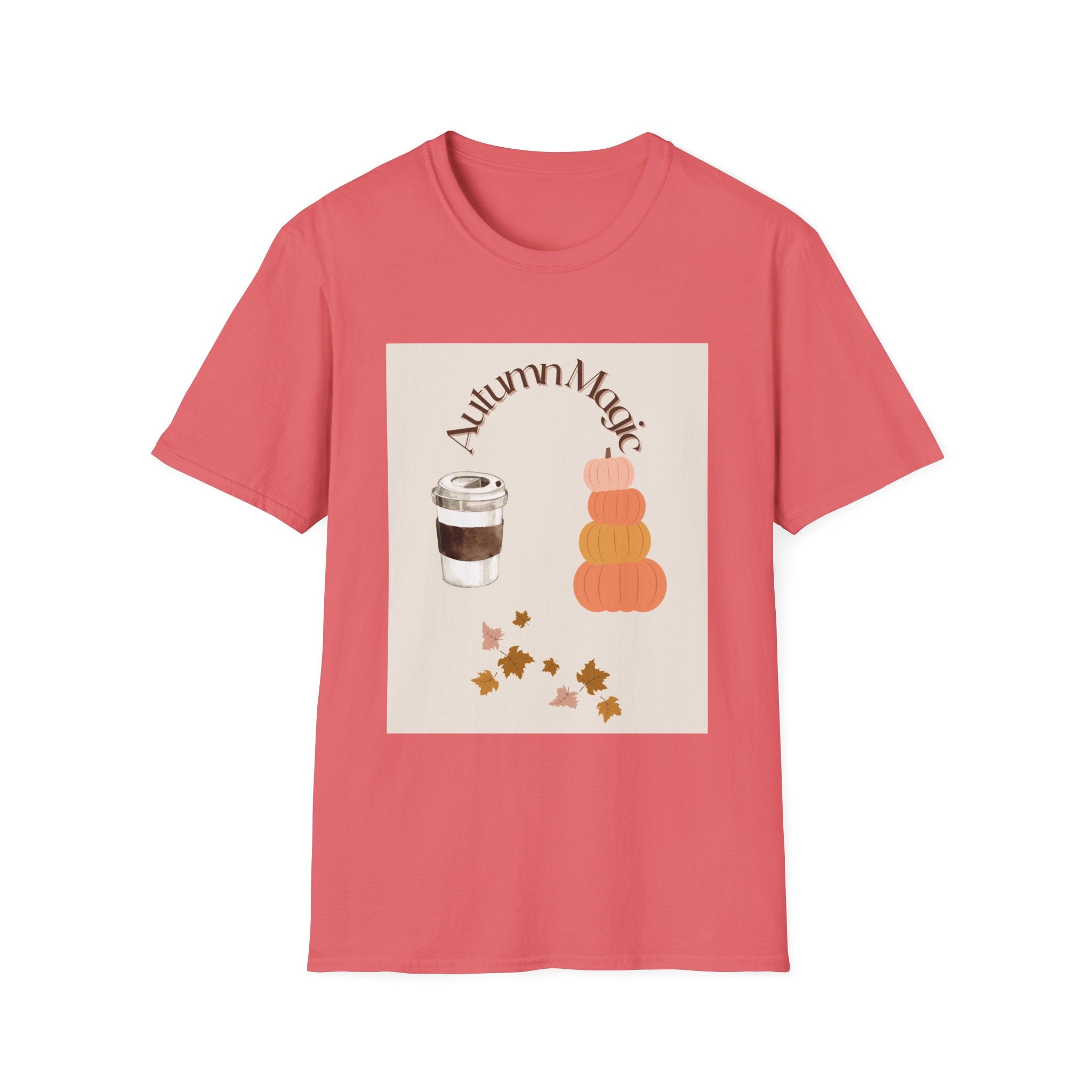 Autumn Magic T-Shirt | Cozy Fall Tee, Seasonal Gift, Pumpkin Spice Lovers, Halloween Apparel, Unisex Graphic Shirt