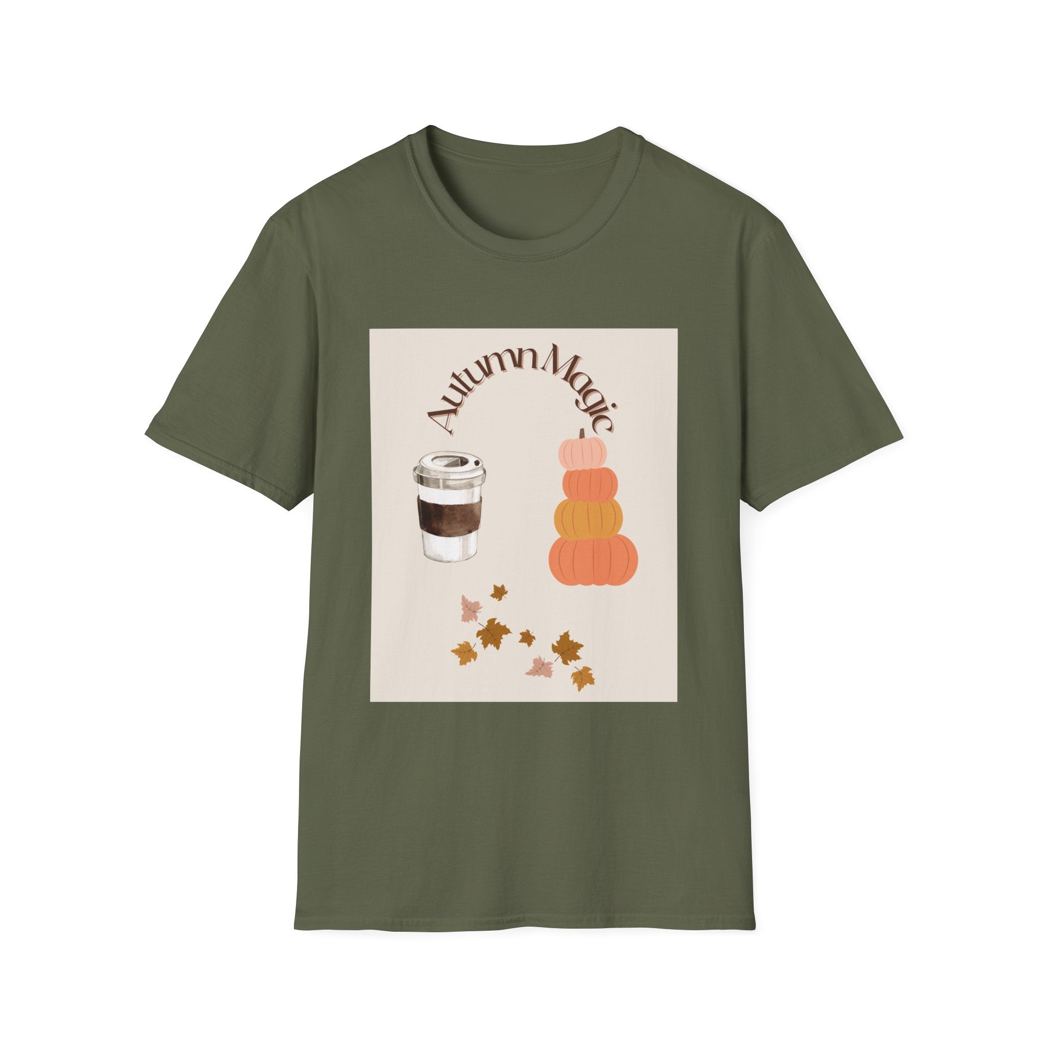 Autumn Magic T-Shirt | Cozy Fall Tee, Seasonal Gift, Pumpkin Spice Lovers, Halloween Apparel, Unisex Graphic Shirt