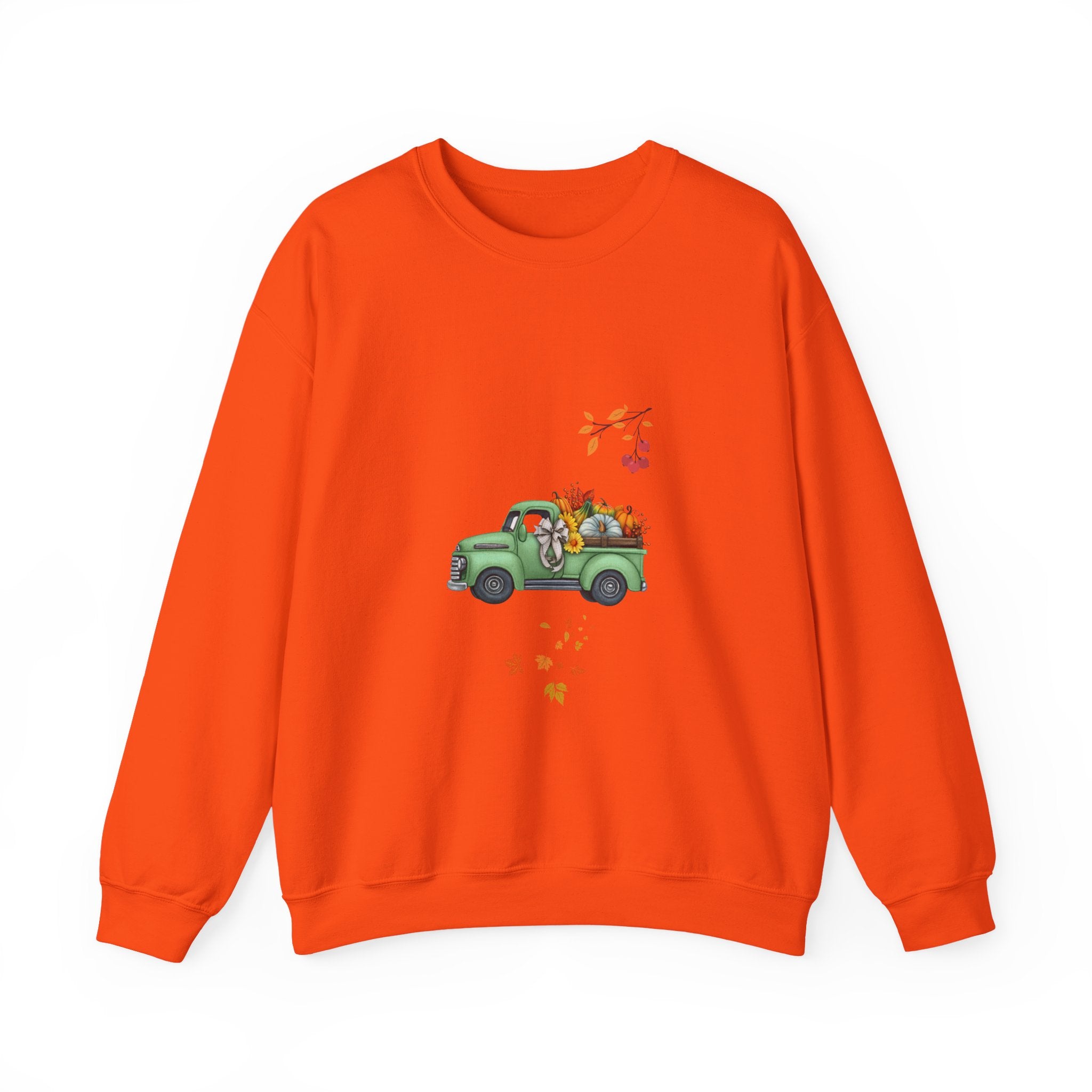 Fall Harvest Truck Crewneck Sweatshirt