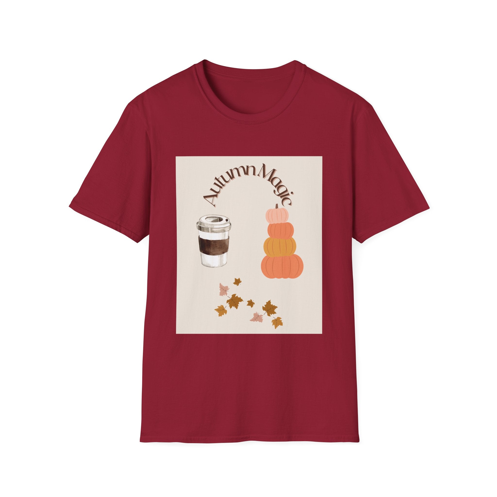 Autumn Magic T-Shirt | Cozy Fall Tee, Seasonal Gift, Pumpkin Spice Lovers, Halloween Apparel, Unisex Graphic Shirt