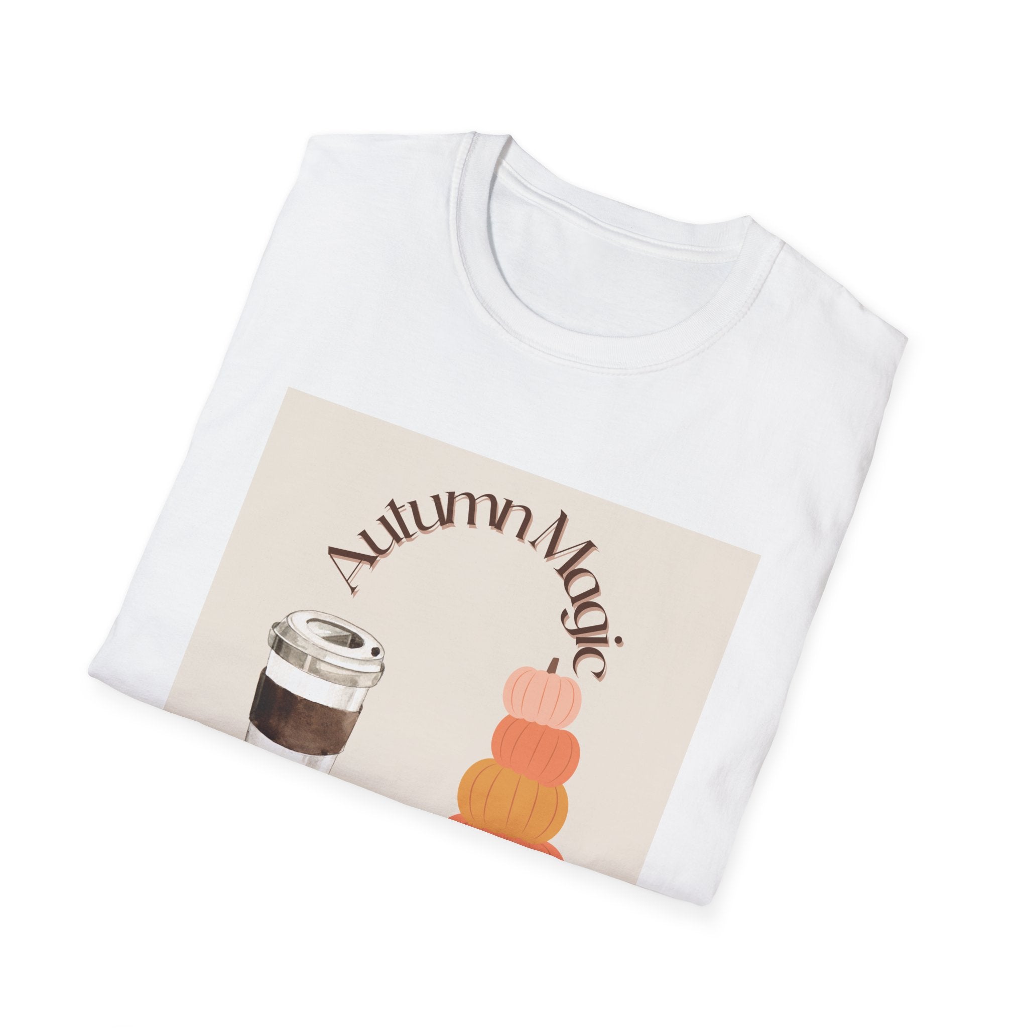 Autumn Magic T-Shirt | Cozy Fall Tee, Seasonal Gift, Pumpkin Spice Lovers, Halloween Apparel, Unisex Graphic Shirt