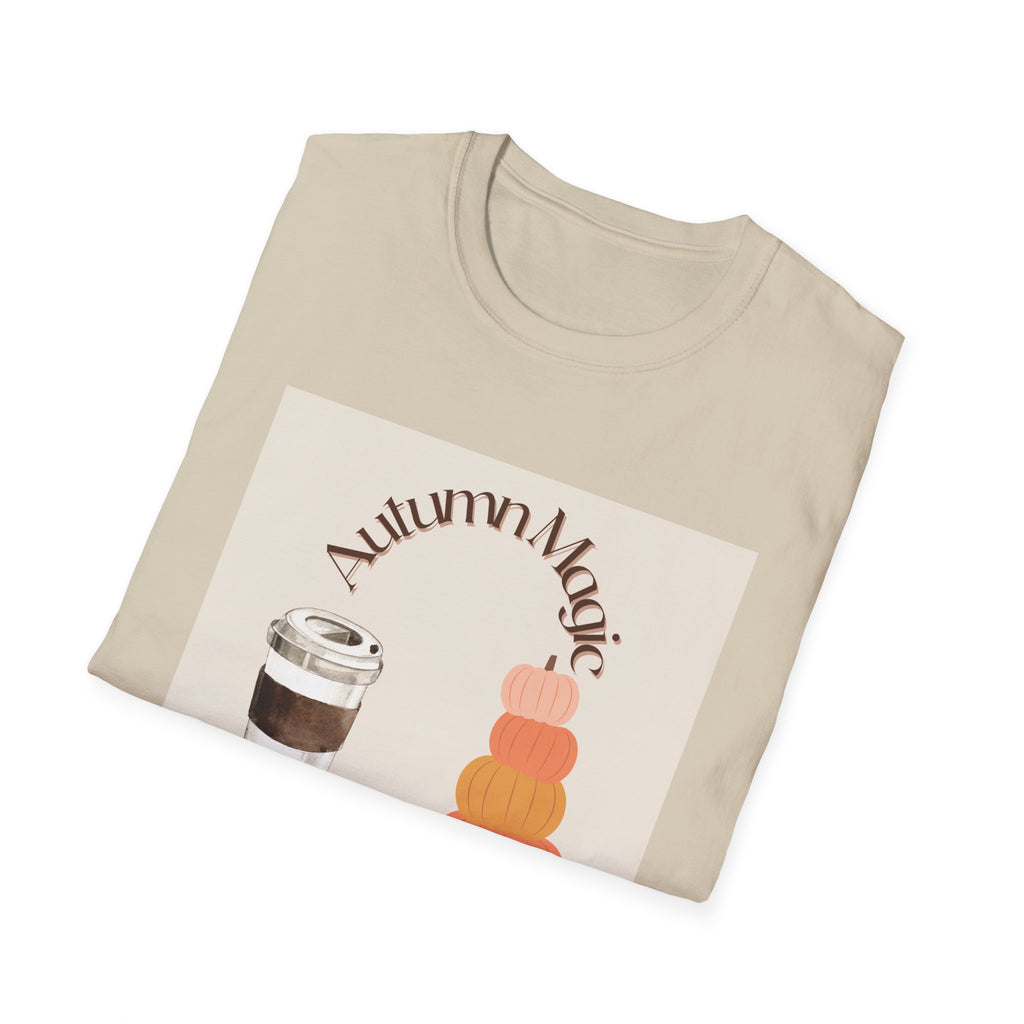 Autumn Magic T-Shirt | Cozy Fall Tee, Seasonal Gift, Pumpkin Spice Lovers, Halloween Apparel, Unisex Graphic Shirt