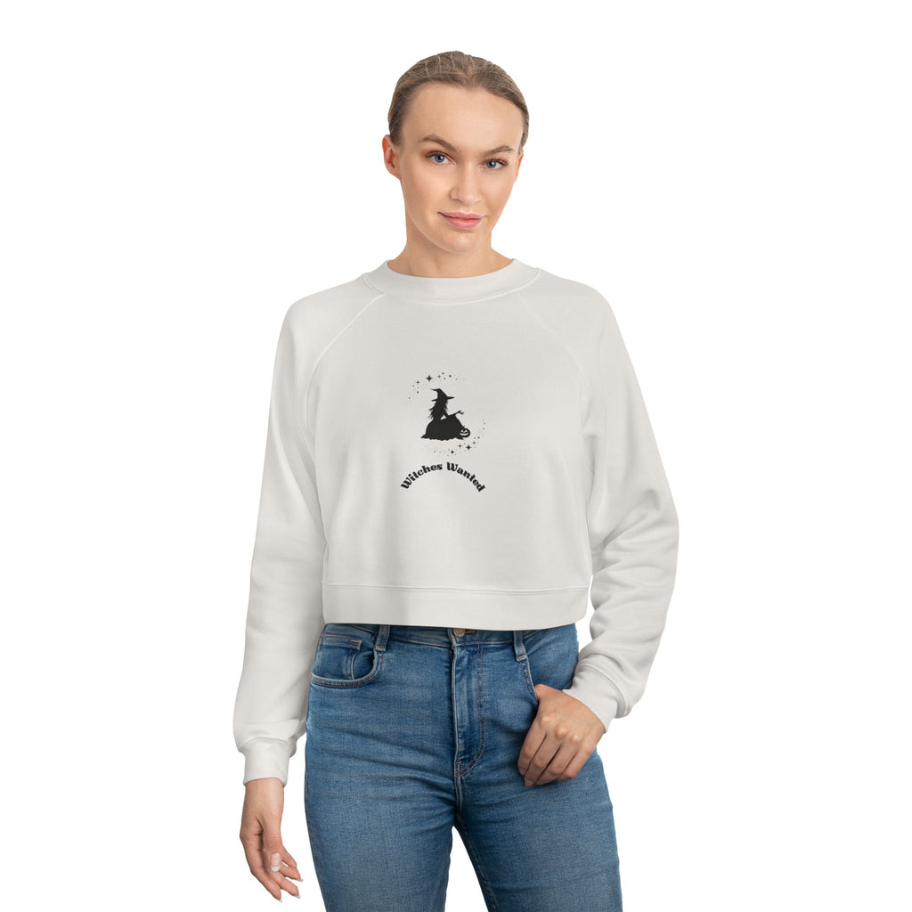Witches Wanted Cropped Fleece Pullover