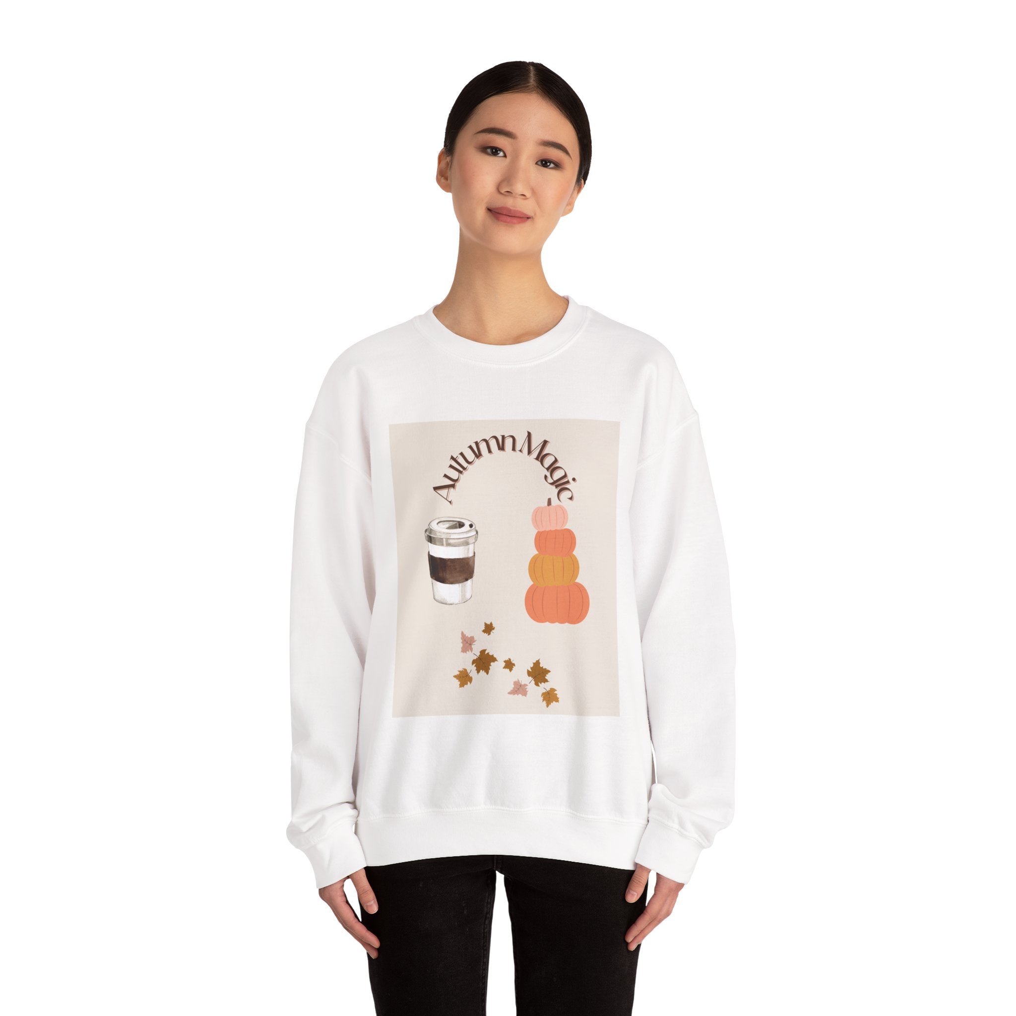 Autumn Magic Crewneck Sweatshirt - Cozy Fall Sweater